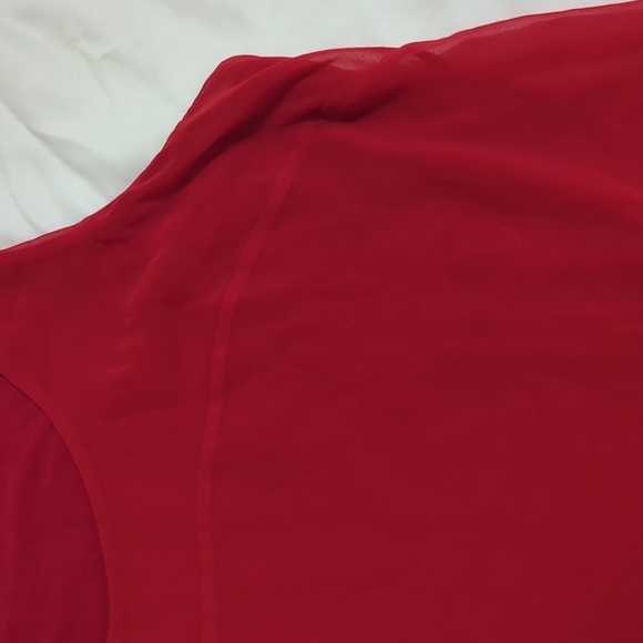 Express Chiffon Tank, Color Red Size L - Picture 8 of 15